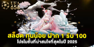 สล็อต ทุนน้อย ฝาก 1 รับ 100 โปรโมชั่นที่น่าสนใจที่สุดในปี 2025